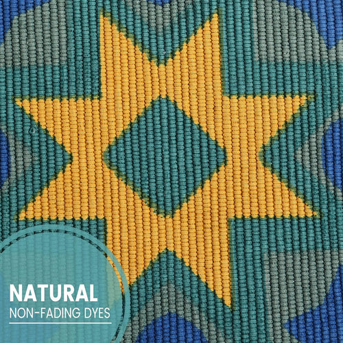 Handwoven 100% cotton area rug